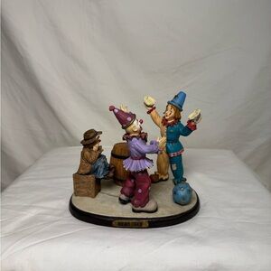 Colorful Clown Figurine Set